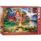 1000 Pieces – Campfire by the Barn Jigsaw Puzzle