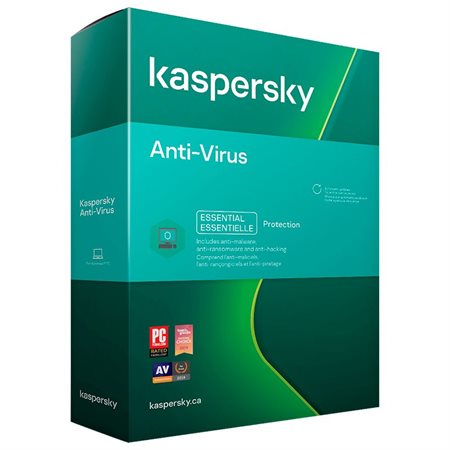 Kaspersky Anti-Virus 2021 1 utilisateur