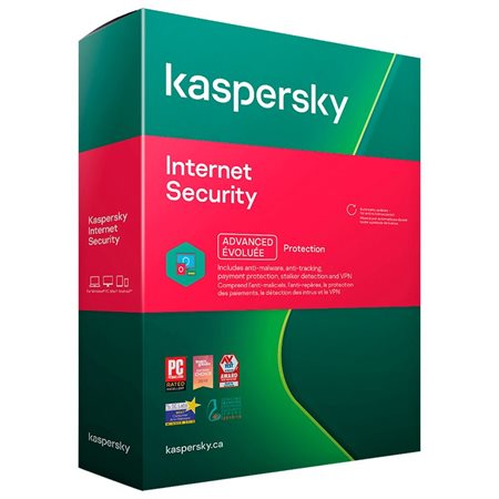 Kaspersky Internet Security 2021 1 utilisateur