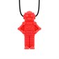 Collier à mâchouiller Robot Souple - Rouge