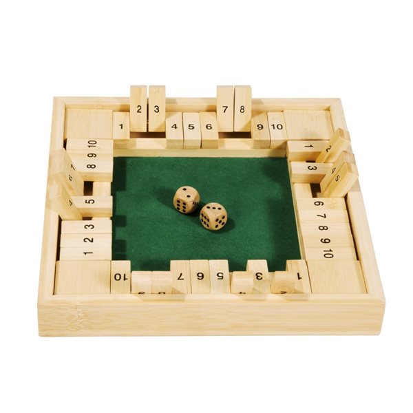 Jeu Shut the Box pour 4 joueurs