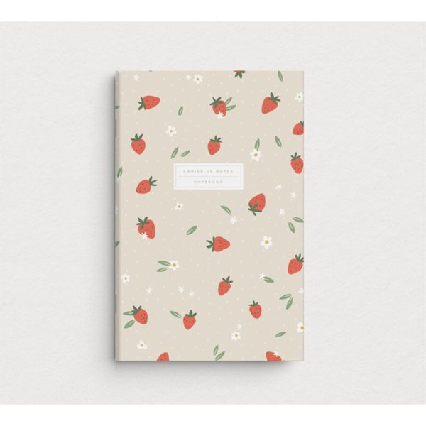 Cahier de notes Champs de fraises