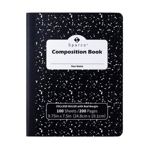 Sparco Ruled Composition Notebook