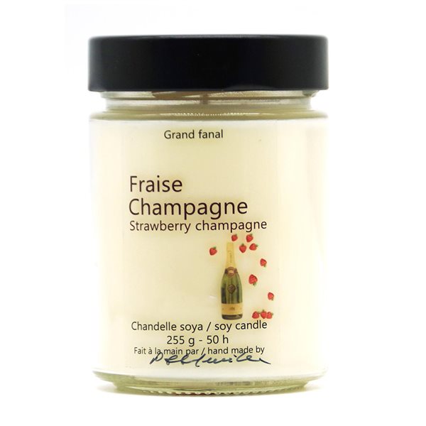 Strawberry Champagne Soy Candle