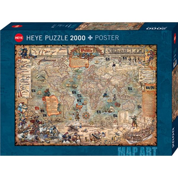 2000 Pieces – Pirate World Jigsaw Puzzle