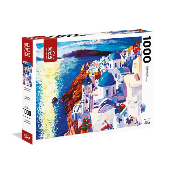 1000 Pieces – Blue and White Country Jigsaw Puzzle