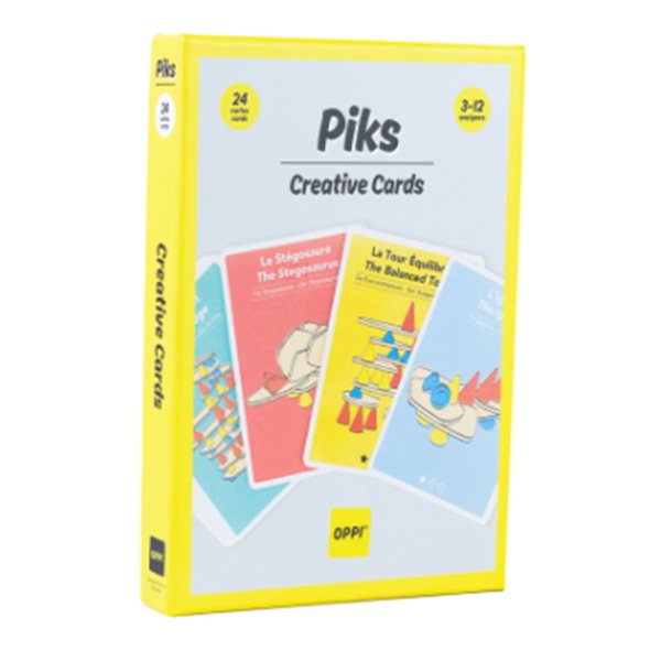 Cartes créatives pour jeu de construction Piks