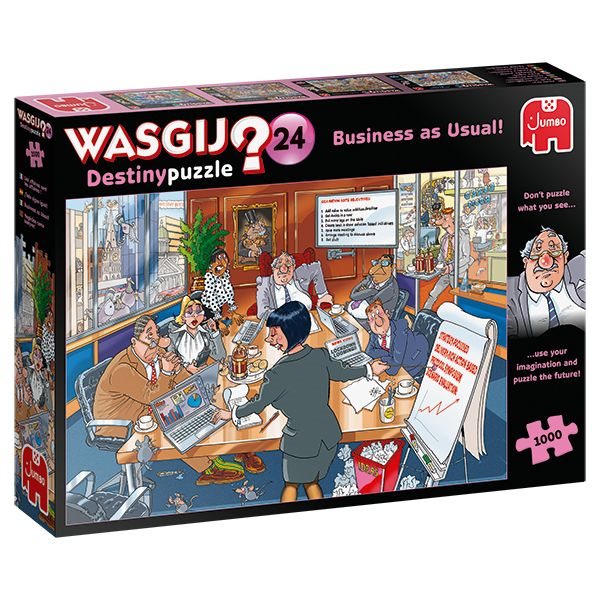 Casse-tête mystère 1000 morceaux Wasgij Destiny #24 - Les affaires sont les affaires !