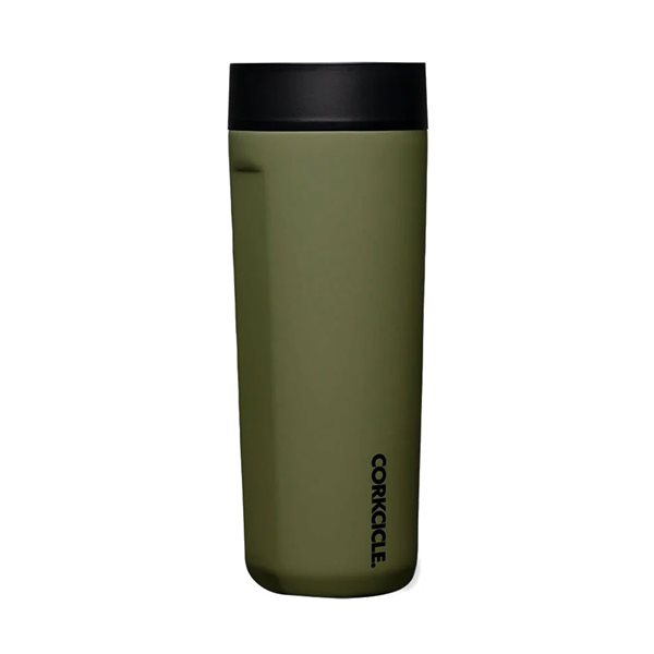 Commuter Cup 17 oz Insulated Travel Coffee Mug with Cover - Dipped Olive