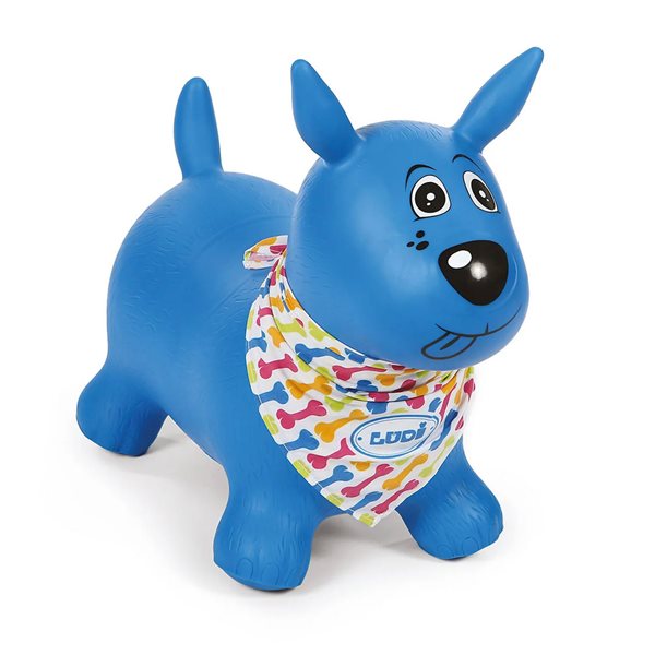 Blue Bouncing dog