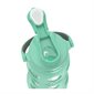 Bouteille d'eau de 22 oz avec manchon en silicone et bouchon actif - Menthe