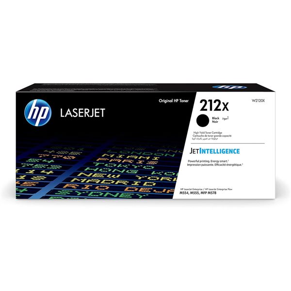 HP 212X - Cartouche de toner originale longue durée HP212X - Noir