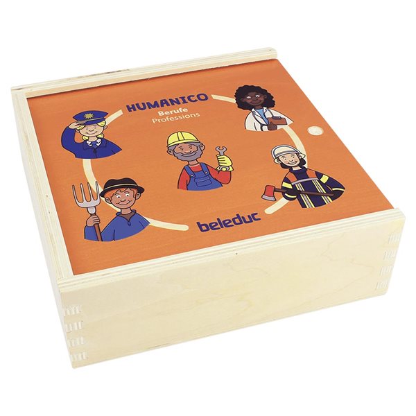 5 Casse-têtes en bois 6 morceaux - Humanico : les métiers