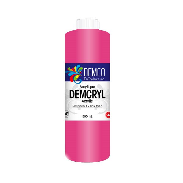 Peinture acrylique Demcryl 500 ml - Magenta