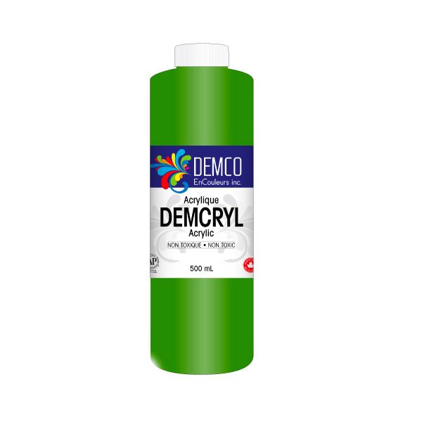 Peinture acrylique Demcryl 500 ml - Vert clair