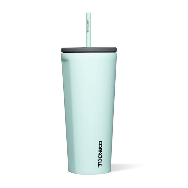 Cold Cup 24 oz Insulated Tumbler with Straw - Soaked Teal