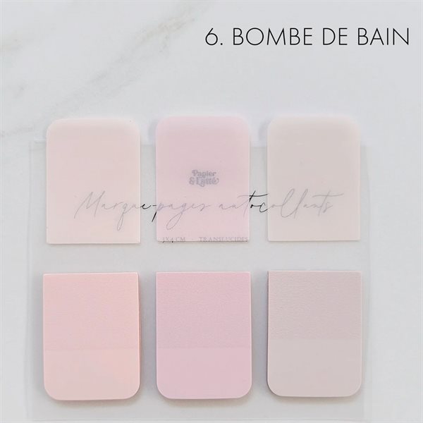 Marques-pages Bombes de bain