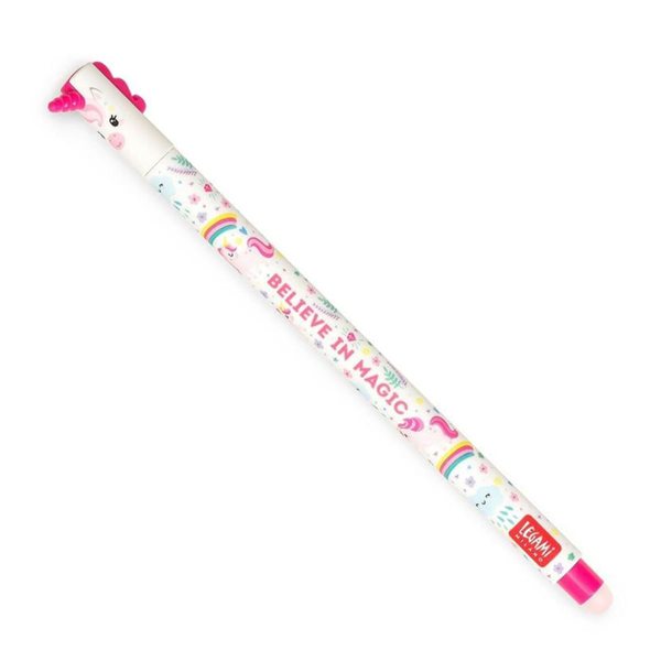 Erasable Pink Gel Pen - Unicorn