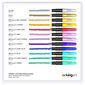 Bâtonnets de gel aquarelle médias mixtes Kingart® - 12 couleurs métalliques