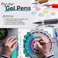 Kingart® Studio Soft Grip Metallic Gel Pens - 20 Colors