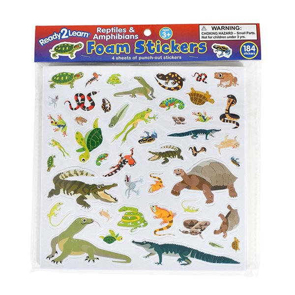 Foam Stickers - Reptiles and Amphibians