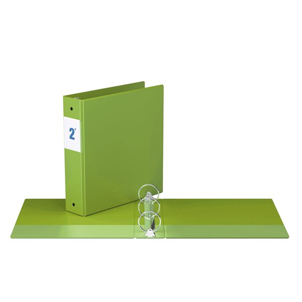 Round Ring Commercial Binder - 2 in - Light Green