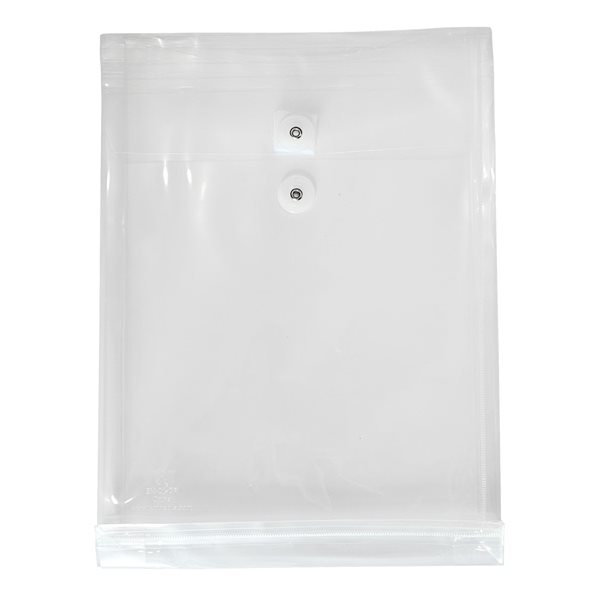 Translucent Expandable Envelope With Velcro Closure - Legal