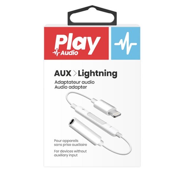 Adaptateur Auxiliaire / Lightning Play + Audio
