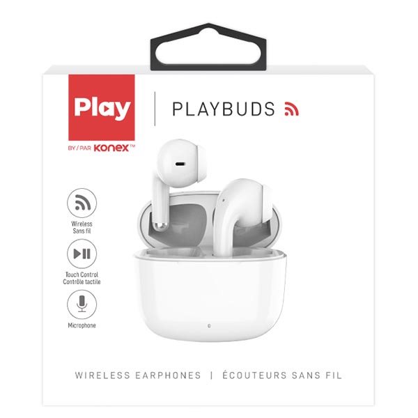 Écouteurs boutons sans fil PlayBuds
