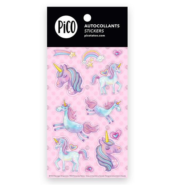 Pico Stickers – The Cute Unicorns
