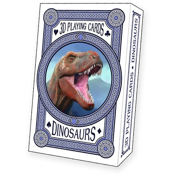 Cartes à jouer 3D - Dinosaures