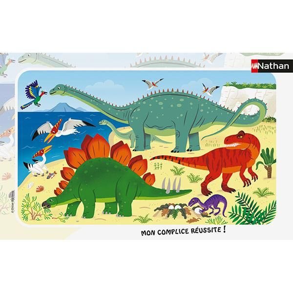 Casse-tête 15 morceaux – Les Dinosaures du jurassique
