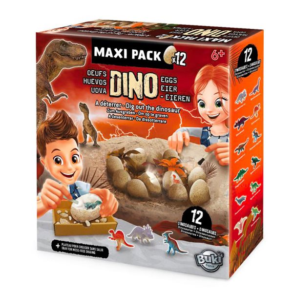 Jeu Oeufs de Dino à déterrer - Maxi Pack