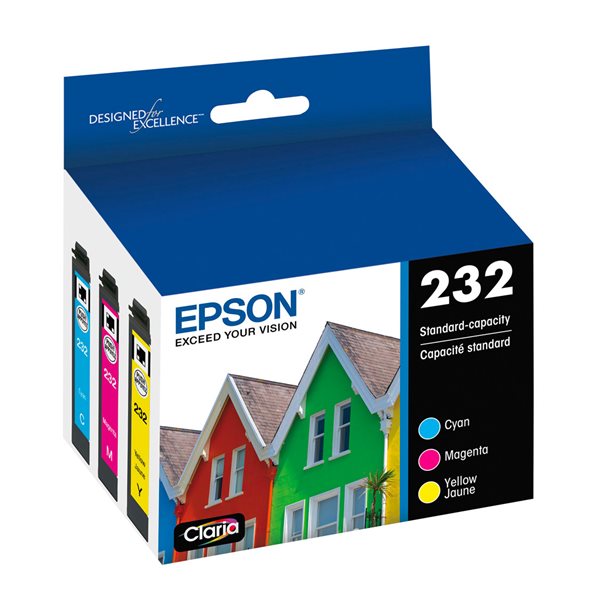 T232 Inkjet Cartridges - Tri-Colour Combo Pack