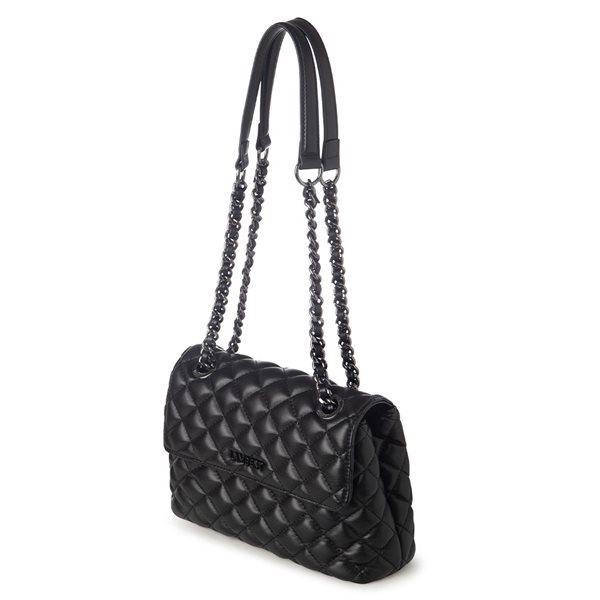 The Penelope Vegan Leather Handbag - Black