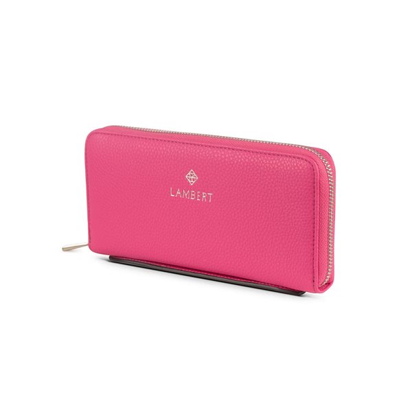 The Meli Vegan Leather Wallet - Dusty Pink 