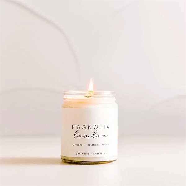 Magnolia Bamboo Soy Candle