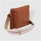 Daisy Stripe Crossbody Bag - Tan