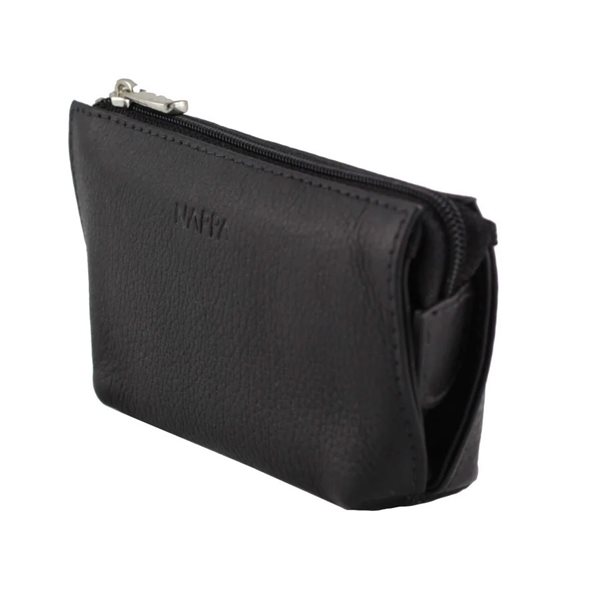 Porte-monnaie en cuir Esther - Noir