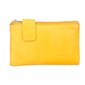 Mini Charlotte Small Leather Wallet - Yellow