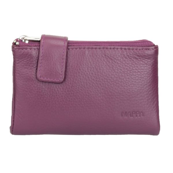 Mini Charlotte Small Leather Wallet - Lilac