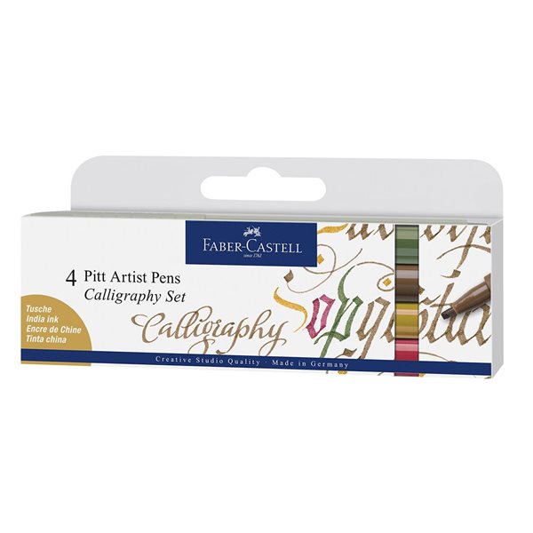 Pitt Artist Pen® Calligraphy Markers - Box of 4
