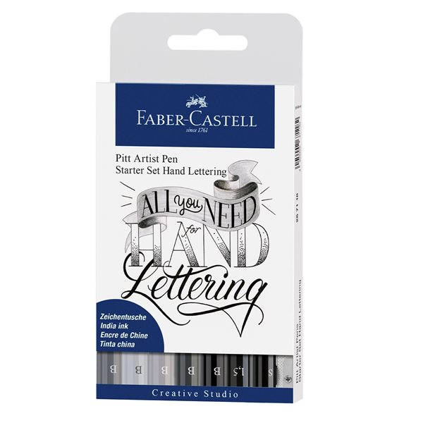Pitt Artist Pen® Hand Lettering & Calligraphy Markers - 6 Markers Starter Set