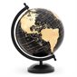 Globe terrestre sur pied - Noir et or