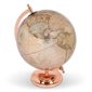 Globe terrestre brillant sur pied - Rose et cuivre