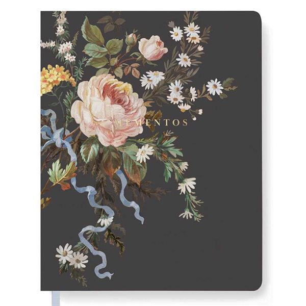 Journal de notes grand format - Rose rococo