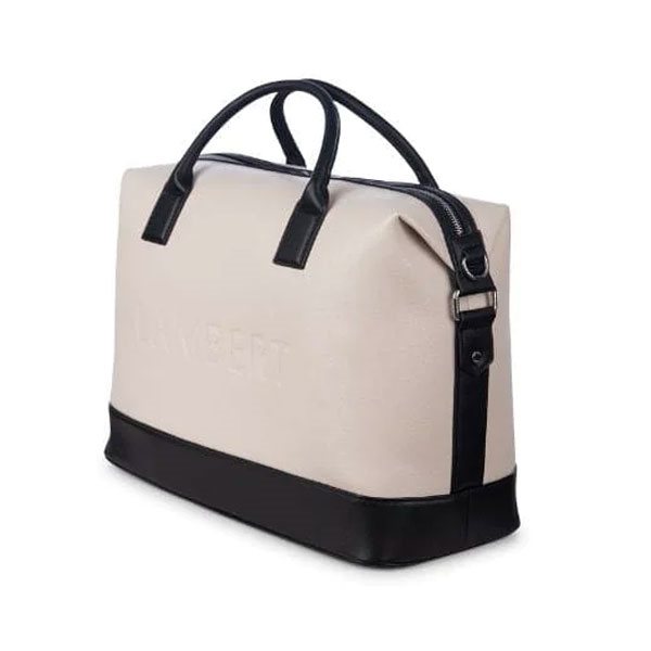 The Mae Vegan Leather Travel Tote Bag - Oyster