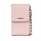 The Alexa Vegan Leather Crossbody Phone Case - Dusty Pink
