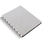 Filofax® Saffiano Metallic Refillable Notebook - A5 Size - 8-3/8 x 6-3/8 in - Silver