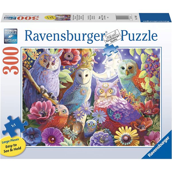 300 Pieces XL - Night Owl Hoot Jigsaw Puzzle